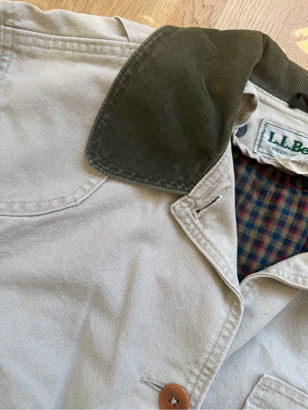Vintage LL Bean Barn Jacket USA Medium - Picture 3 of 6